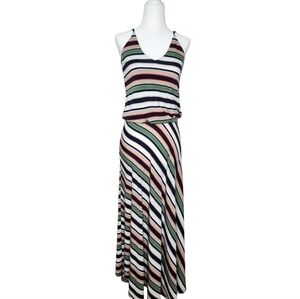 NWT Veronica M Striped Maxi Dress Size XS